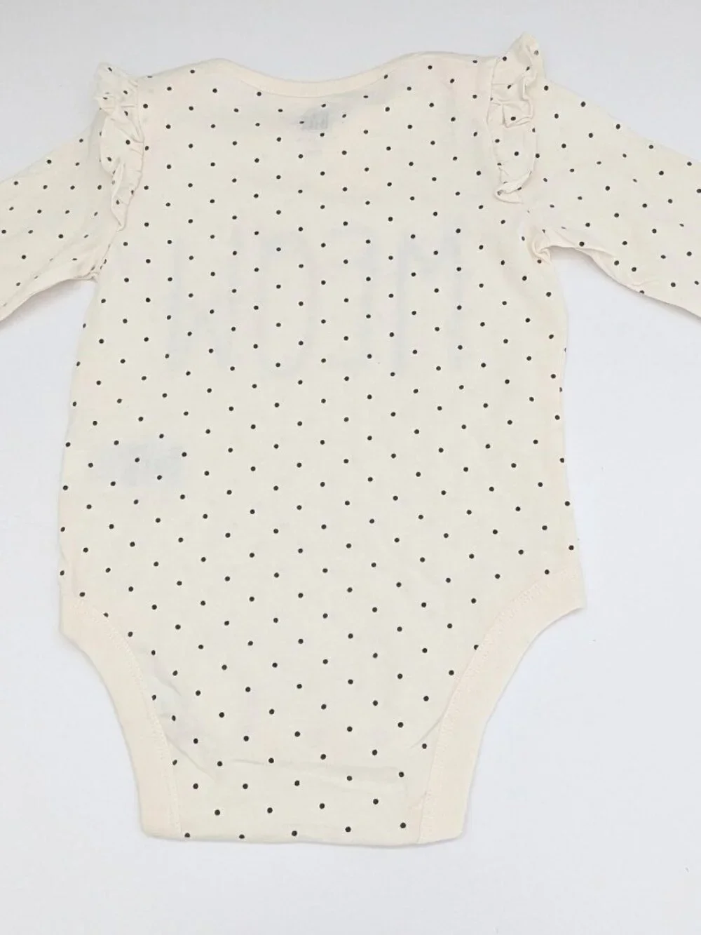 GAP Baby (12-18 Months) Cream/Black Polka Dot 